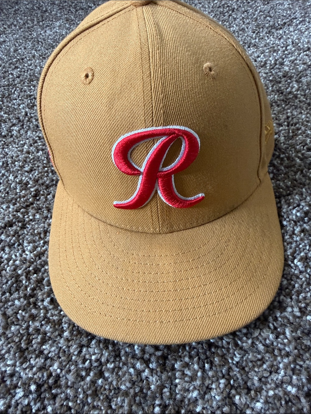 New Era Two-Tone 59FIFTY Cap in Mustard and Pink